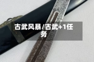 古武风暴/古武+1任务