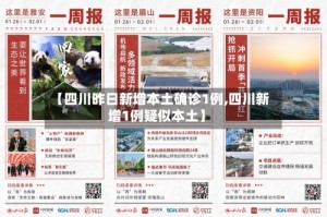 【四川昨日新增本土确诊1例,四川新增1例疑似本土】