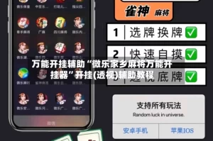 万能开挂辅助“微乐家乡麻将万能开挂器”开挂(透视)辅助教程