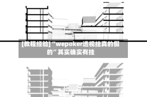 [教程经验]“wepoker透视挂真的假的”其实确实有挂