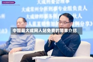 中国最大成网人站免费的简单介绍