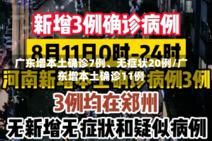 广东增本土确诊7例、无症状20例/广东增本土确诊11例