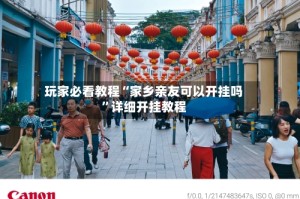 玩家必看教程“家乡亲友可以开挂吗”详细开挂教程