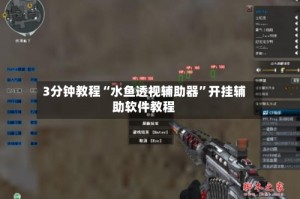 3分钟教程“水鱼透视辅助器”开挂辅助软件教程