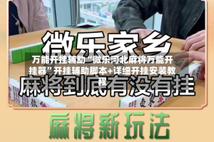 万能开挂辅助“微乐河北麻将万能开挂器”开挂辅助脚本+详细开挂安装教程