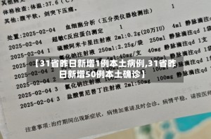 【31省昨日新增1例本土病例,31省昨日新增50例本土确诊】