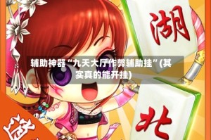 辅助神器“九天大厅作弊辅助挂”(其实真的能开挂)