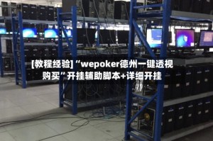 [教程经验]“wepoker德州一键透视购买”开挂辅助脚本+详细开挂