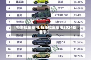 【特斯拉车费用,特斯拉车费用2024价目表】