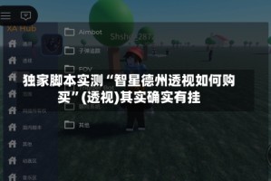 独家脚本实测“智星德州透视如何购买”(透视)其实确实有挂