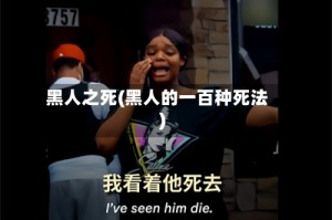 黑人之死(黑人的一百种死法)