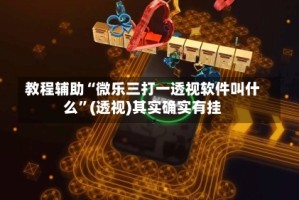 教程辅助“微乐三打一透视软件叫什么”(透视)其实确实有挂