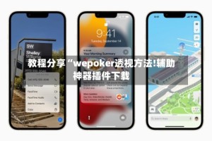 教程分享“wepoker透视方法!辅助神器插件下载