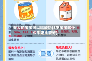 多大的宝宝可以喝酸奶(3岁宝宝喝什么牛奶比较好)