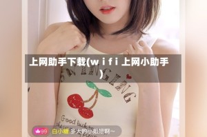 上网助手下载(wⅰfⅰ上网小助手)