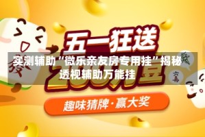 实测辅助“微乐亲友房专用挂”揭秘透视辅助万能挂