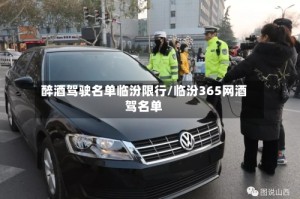 醉酒驾驶名单临汾限行/临汾365网酒驾名单