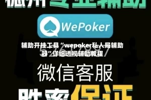 辅助开挂工具“wepoker私人局辅助器”详细透视辅助教程