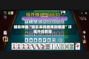 辅助神器“微乐麻将胜率到哪调”详细开挂教程