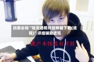 玩家必知“哈灵透视开挂神器下载(透视)”详细辅助透视