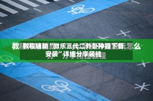 教程辅助“微乐三代二外卦神器下载安装”详细分享装挂