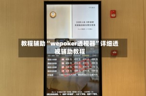 教程辅助“wepoker透视器”详细透视辅助教程