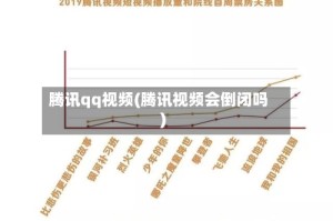 腾讯qq视频(腾讯视频会倒闭吗)