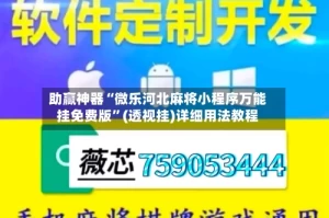 助赢神器“微乐河北麻将小程序万能挂免费版”(透视挂)详细用法教程
