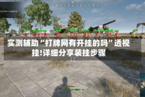 实测辅助“打牌网有开挂的吗”透视挂!详细分享装挂步骤