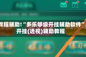 教程辅助!“多乐够级开挂辅助软件”开挂(透视)辅助教程