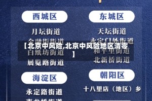 【北京中风险,北京中风险地区清零】