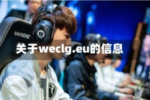 关于weclg.eu的信息