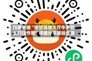 玩家必搜“微信链接大厅牛牛怎么开挂作弊”详细分享装挂步骤