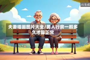 夫妻插画图片大全/男人行房一般多久才算正常