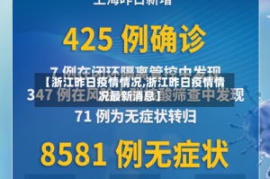 【浙江昨日疫情情况,浙江昨日疫情情况最新消息】