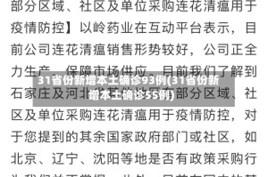 31省份新增本土确诊93例(31省份新增本土确诊55例)