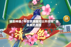 辅助神器“中至赣牌圈可以开挂吗”确实真的有挂