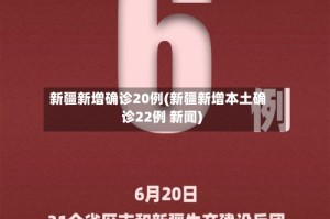 新疆新增确诊20例(新疆新增本土确诊22例 新闻)