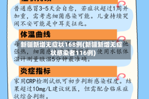 新疆新增无症状168例(新疆新增无症状感染者116例)