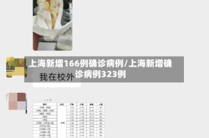 上海新增166例确诊病例/上海新增确诊病例323例