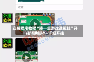 安装程序教程“凑一桌游戏透视挂”开挂辅助脚本+详细开挂