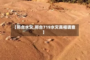 【邢台水灾,邢台719水灾真相调查】