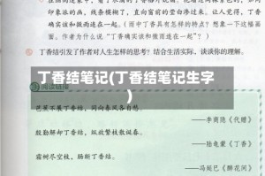 丁香结笔记(丁香结笔记生字)