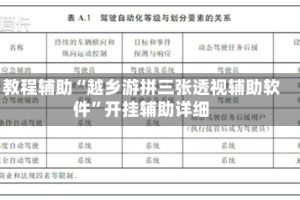 教程辅助“越乡游拼三张透视辅助软件”开挂辅助详细