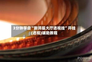 3分钟学会“新鸿狐大厅透视挂”开挂(透视)辅助教程