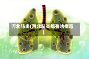 河北肺炎(河北肺炎都有啥病毒)