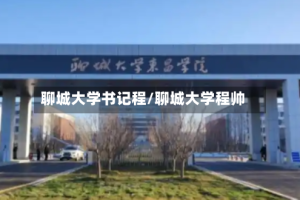 聊城大学书记程/聊城大学程帅