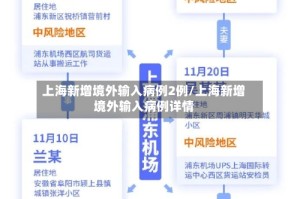 上海新增境外输入病例2例/上海新增境外输入病例详情