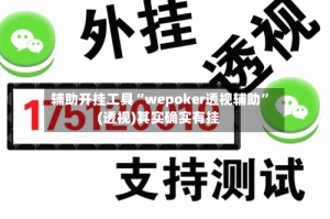 辅助开挂工具“wepoker透视辅助”(透视)其实确实有挂