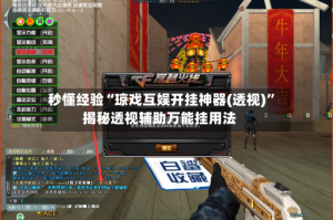 秒懂经验“琼戏互娱开挂神器(透视)”揭秘透视辅助万能挂用法
